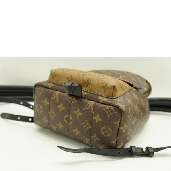 06528 3 Louis Vuitton Back Monogram Palm Spring Reverse Bag Brown