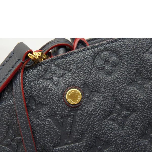 06992 8 Louis Vuitton Montaigne MM Marine Rouge Bag Navy