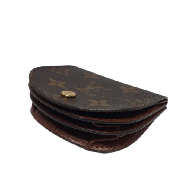 0707 5 5 Louis Vuitton Monogram Porte Guse Coin Case Brown