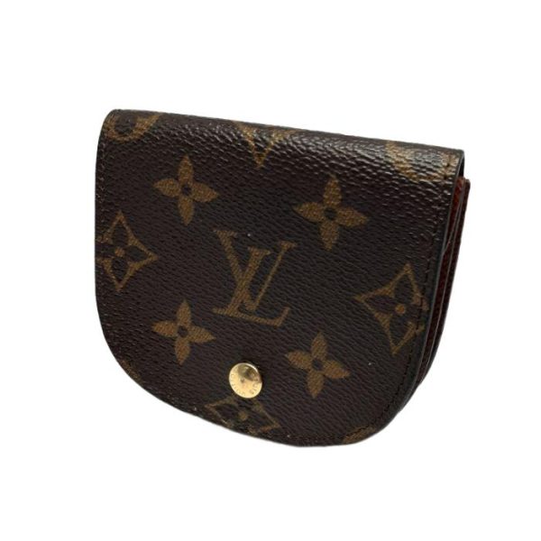 0707 5 6 Louis Vuitton Monogram Porte Guse Coin Case Brown