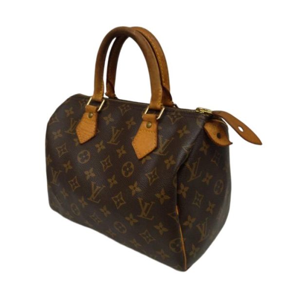 0724 2 1 Louis Vuitton Speedy 25 Monogram Handbag Brown