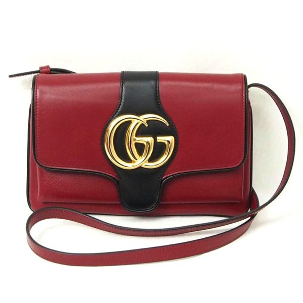 07394 1 Gucci GG Marmont Early Shoulder Red