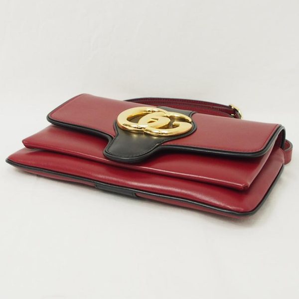 07394 3 Gucci GG Marmont Early Shoulder Red