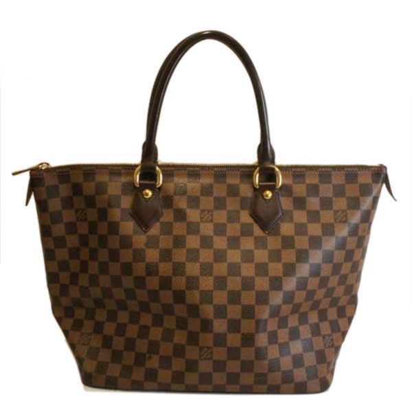 07702 1 Louis Vuitton Saleya Damier Azur Brown