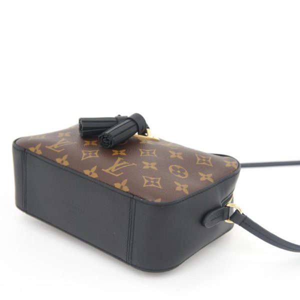 08112 3 Louis Vuitton Saintonge Monogram Handbag Black