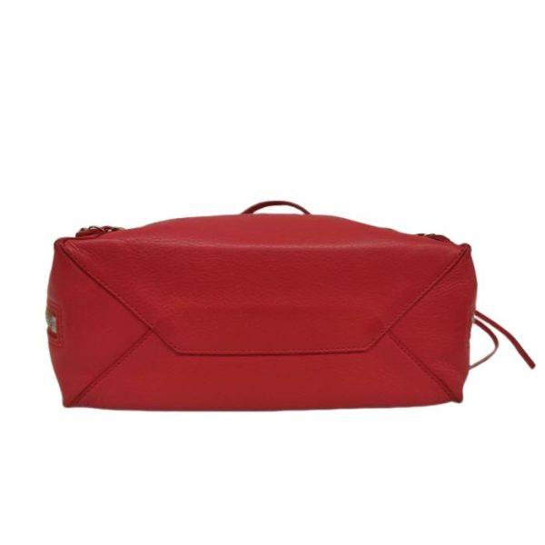 0823 3 6 Balenciaga Paper Mini 2way Shoulder Handbag Red