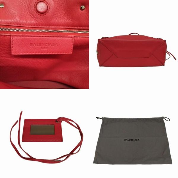 0823 3 8 Balenciaga Paper Mini 2way Shoulder Handbag Red