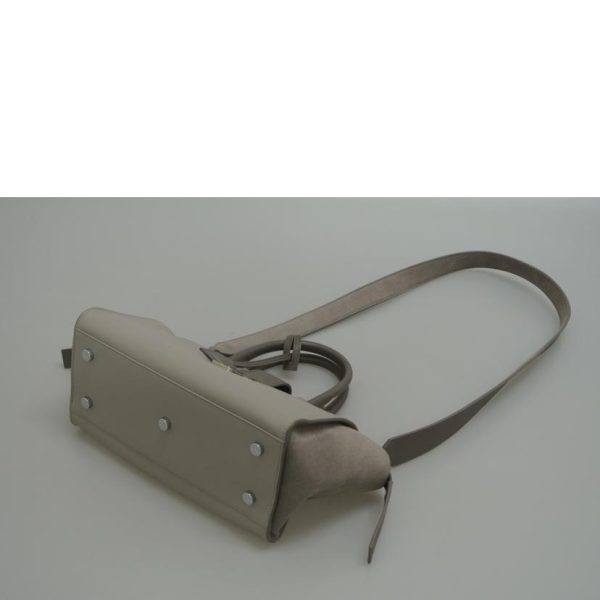 08708 3 Saint Laurent Baby Down Cabas Bag Gray