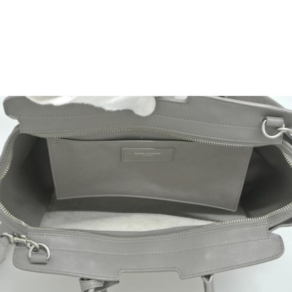 08708 5 Saint Laurent Baby Down Cabas Bag Gray