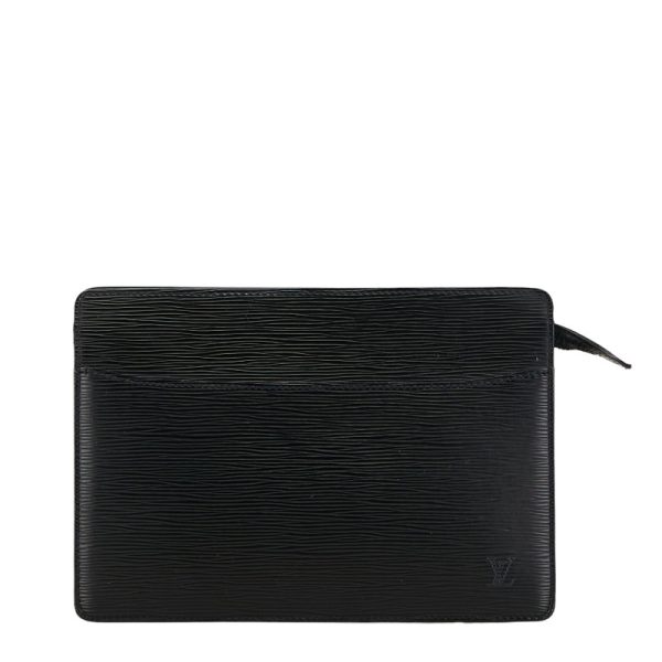 1 0156266 1 Louis Vuitton Pochette Homme Clutch Bag Noir Black