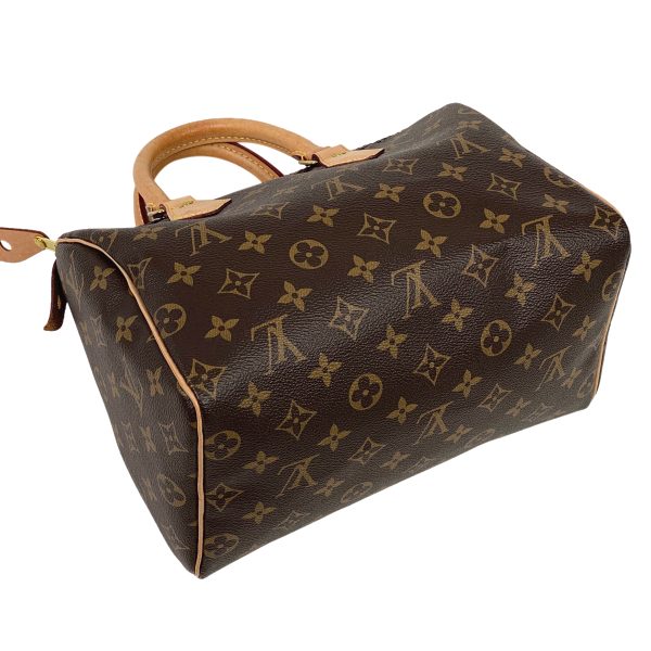 1000024456950 12 Louis Vuitton Speedy 25 Monogram Handbag Blue