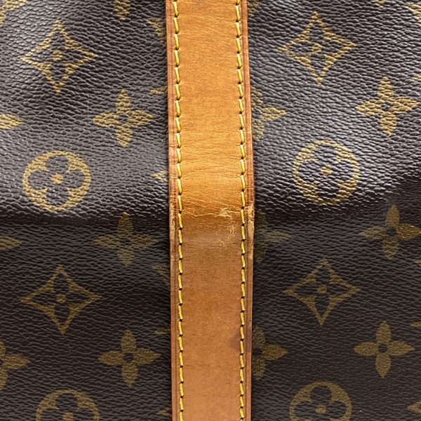 1000043985493 16 Louis Vuitton Sack Souple 55 Monogram Boston Bag Brown