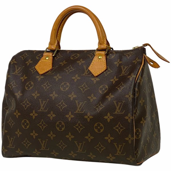 1000046539181 11 Louis Vuitton Speedy 30 Boston Bag Monogram Brown