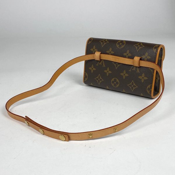 1000047534130 12 Louis Vuitton Pochette Florentine Waist Bag Monogram Brown