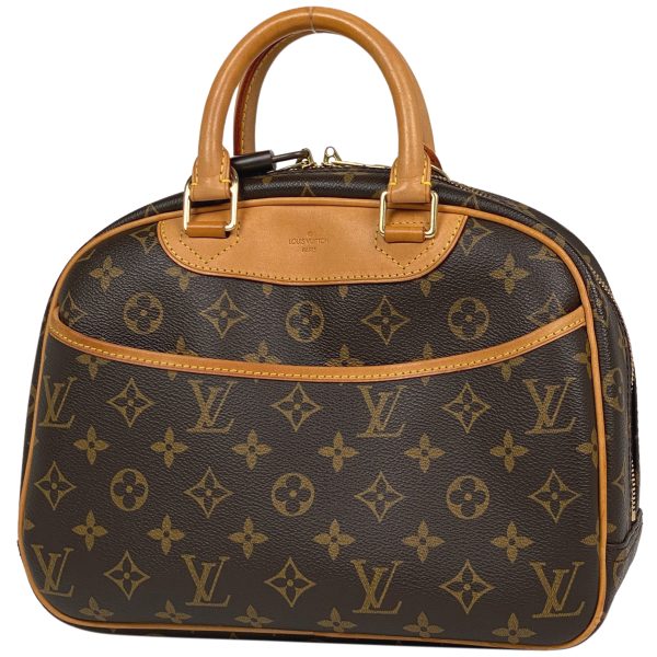 1000047708166 11 Louis Vuitton Trouville Monogram Boston Bag Brown