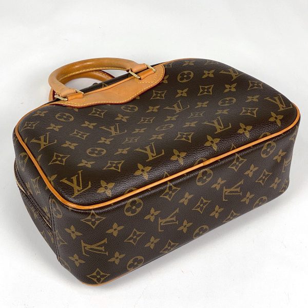 1000047708166 12 Louis Vuitton Trouville Monogram Boston Bag Brown