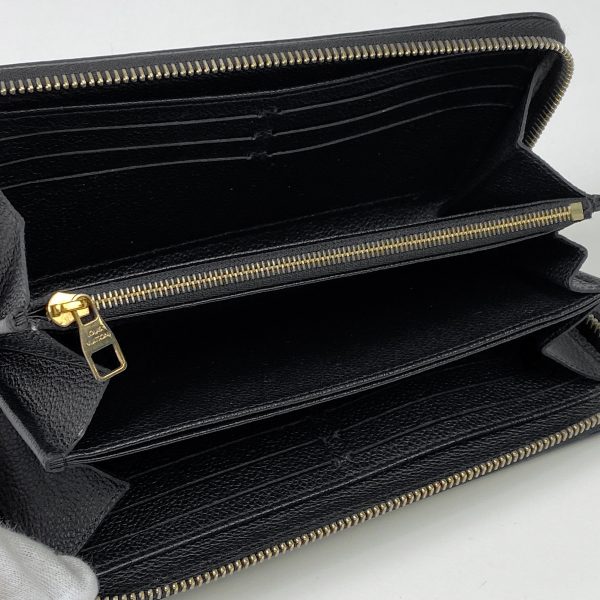 1000047713160 17 Louis Vuitton Zippy Wallet Long Wallet Monogram Empreinte Black