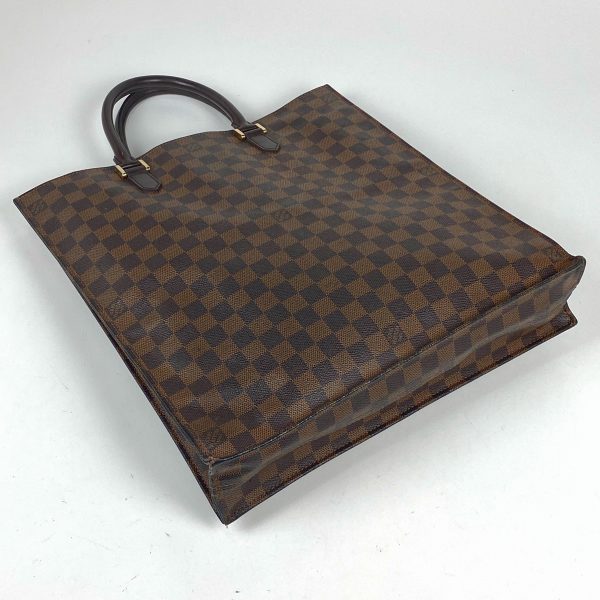 1000047713436 12 Louis Vuitton Sac Pla Commuter Tote Bag Damier Brown