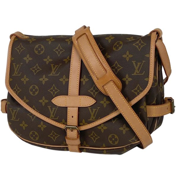 1000051082207 11 Louis Vuitton Saumur 30 Crossbody Bag Monogram Brown