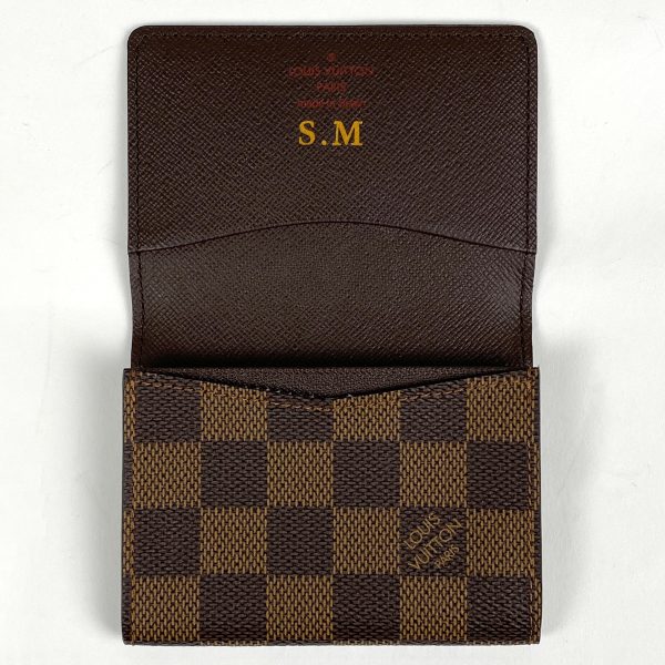 1000051208591 15 Louis Vuitton Anvelop Carte De Visit Card Holder Damier Brown