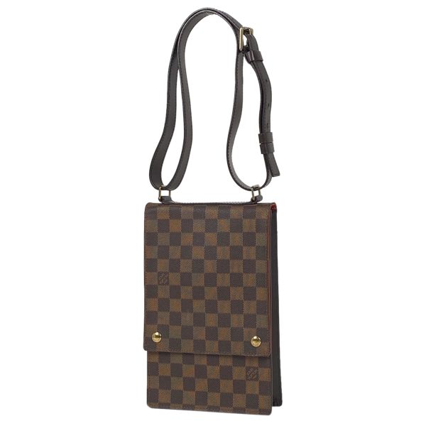 1000051440410 11 Louis Vuitton Portobello Shoulder Pochette Damier Brown