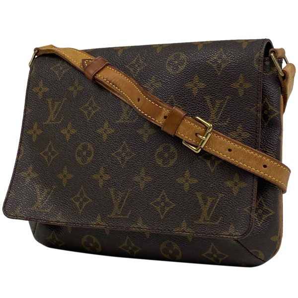 1000051663437 11 Louis Vuitton Musette Tango Monogram Short Shoulder Bag Black