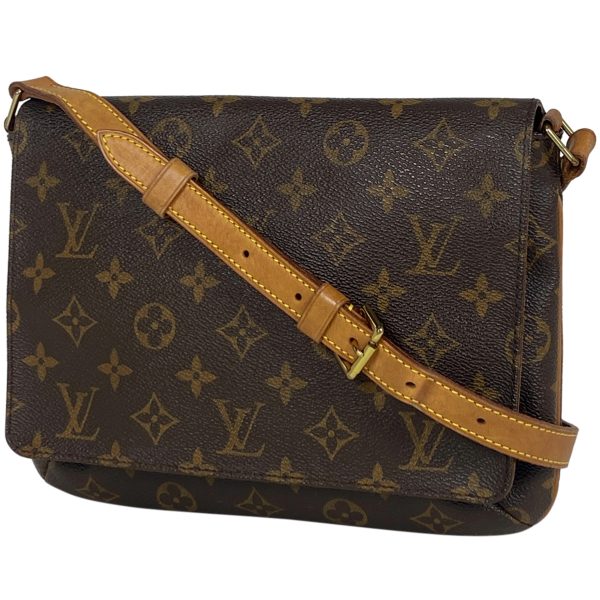 1000051736599 11 Louis Vuitton Musette Tango Short Shoulder Bag Monogram Brown