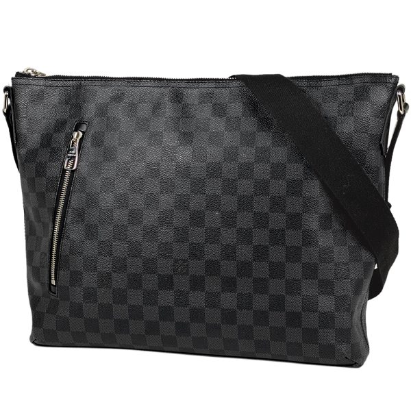 1000053081017 11 Louis Vuitton Mick MM Shoulder Bag Damier Graphite Black