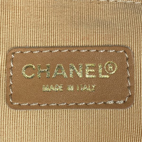 1000053081130 21 Chanel Chocolate Bar Coco Mark Shoulder Bag Leather Gold