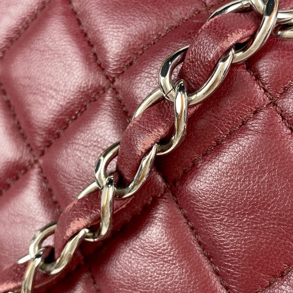 1000053081185 20 Chanel Coco Mark Chain Rucksack CC Matelasse Backpack Leather Bordeaux