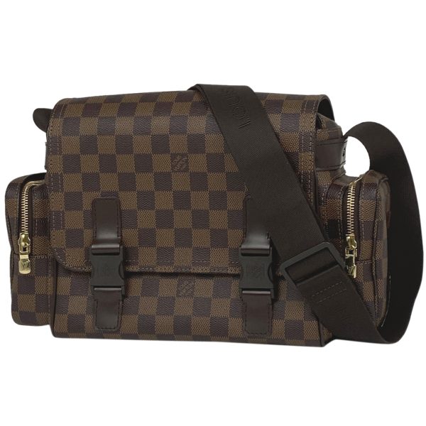 1000053557574 11 Louis Vuitton Reporter Melvire Crossbody Shoulder Bag Damier Brown