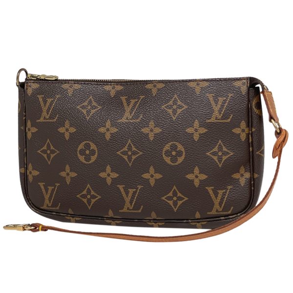 1000056235448 11 Louis Vuitton Pochette Accessories Makeup Pouch Monogram Brown