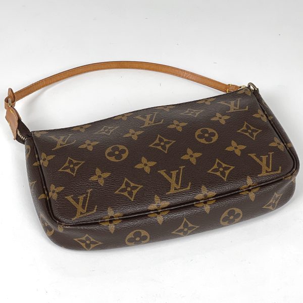 1000056235448 12 Louis Vuitton Pochette Accessories Makeup Pouch Monogram Brown