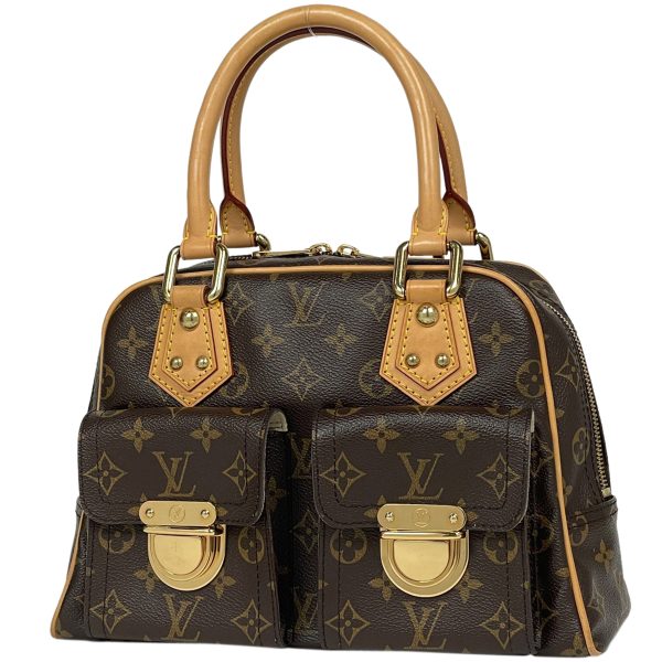 1000056237244 11 Louis Vuitton Manhattan PM Handbag Monogram Brown