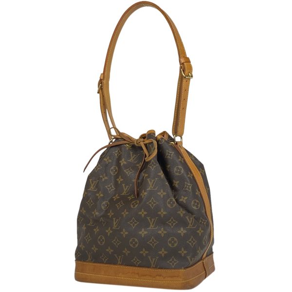 1000056256856 11 Louis Vuitton Noé One Shoulder Drawstring Bag Monogram Brown