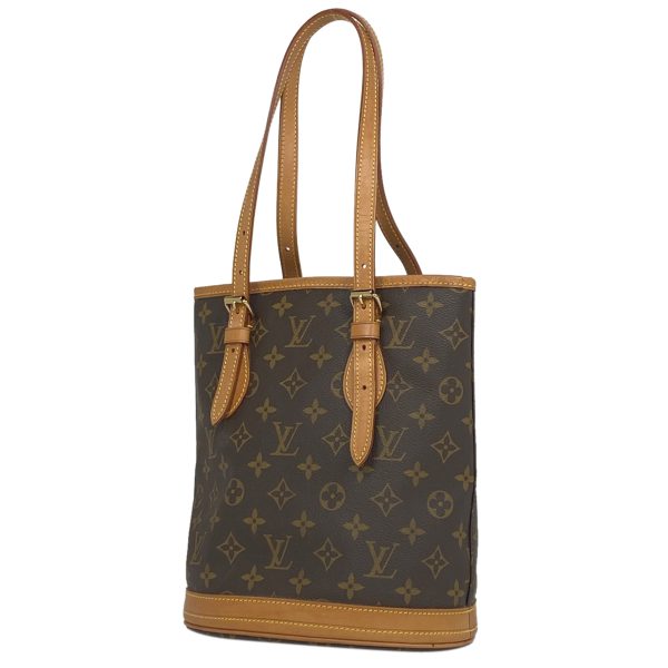 1000056907499 11 Louis Vuitton Petit Bucket PM Shoulder Bag Monogram Brown