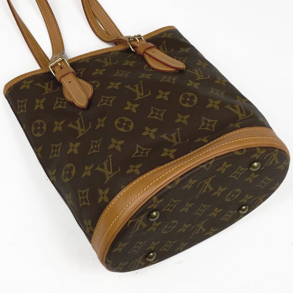 1000056907499 12 Louis Vuitton Petit Bucket PM Shoulder Bag Monogram Brown