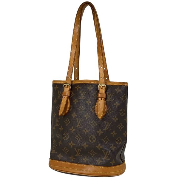 1000057169681 11 Louis Vuitton Petit Bucket PM Shoulder Bag Monogram Brown