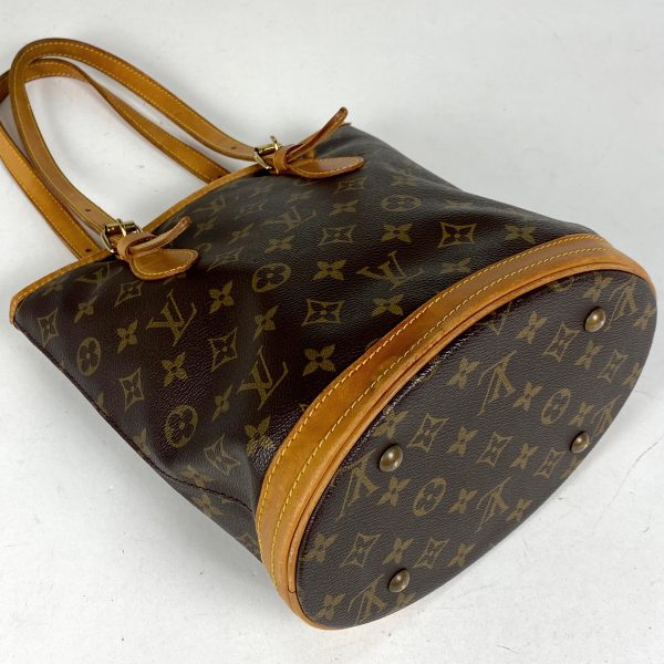 1000057169681 12 Louis Vuitton Petit Bucket PM Shoulder Bag Monogram Brown