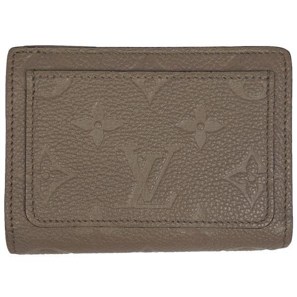 1000057180822 11 Louis Vuitton Portefeuille Claire Bill Bifold Wallet Monogram Empreinte Tourtrail Beige