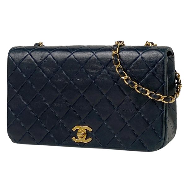 1000057217269 11 Chanel Matelasse Shoulder Bag Leather Navy