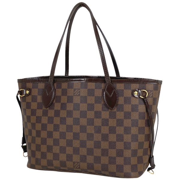 1000057305720 11 Louis Vuitton Neverfull PM Shopping Tote Damier Brown