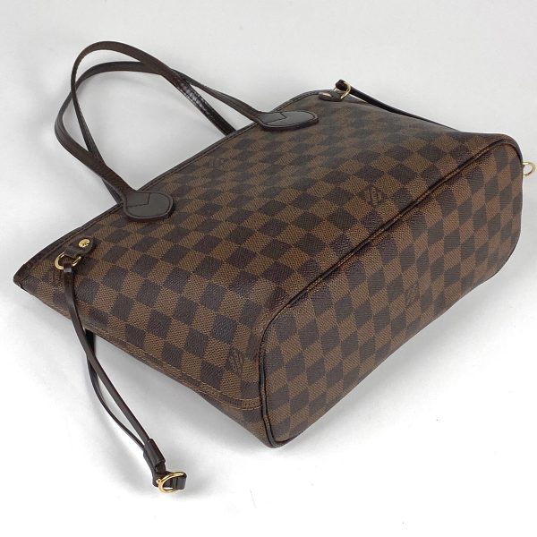 1000057305720 12 Louis Vuitton Neverfull PM Shopping Tote Damier Brown