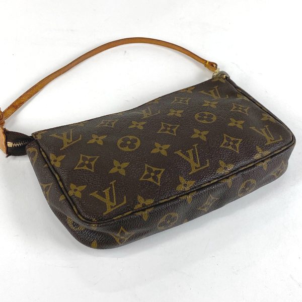 1000057977392 12 Louis Vuitton Pochette Accessories Makeup Pouch Monogram Brown