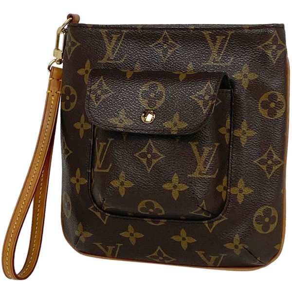 1000058046844 11 Louis Vuitton Partition Handbag Accessory Pouch Monogram Brown