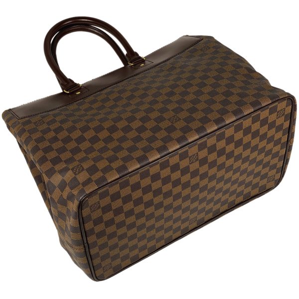 1000058317074 12 Louis Vuitton Greenwich PM Handbag Travel Boston Bag Damier Brown