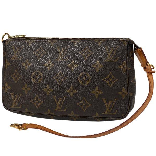 1000058675631 11 Louis Vuitton Pochette Accessoire Makeup Handbag Monogram Brown