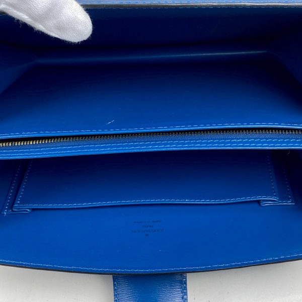 1000058855842 17 Louis Vuitton Capuchin Shoulder Bag Epi Toledo Blue