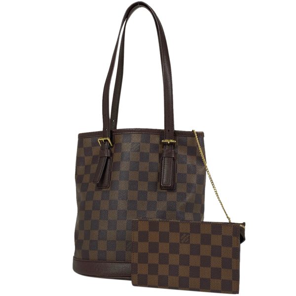 1000058861119 11 Louis Vuitton Bucket Shoulder Tote Bag Damier Brown