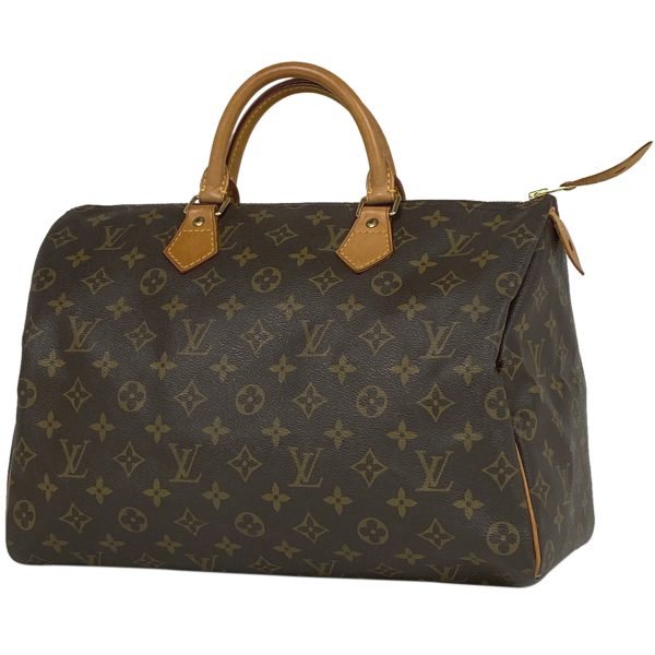 1000059088133 11 Louis Vuitton Speedy 35 Boston Bag Monogram Brown